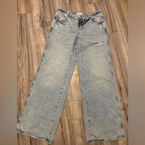 Pac Sun low rise baggy jeans. New, worn once.